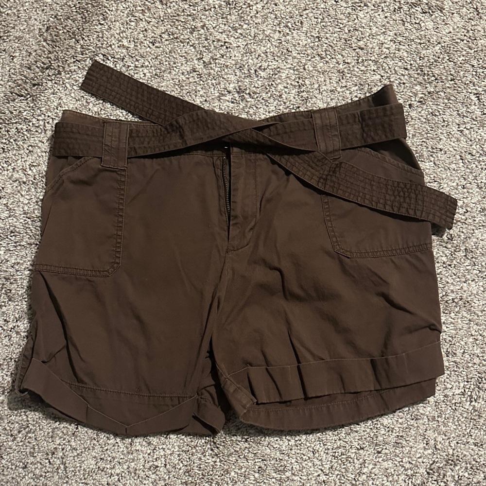 Apt. 9 Dark Brown Women's Cargo Shorts
